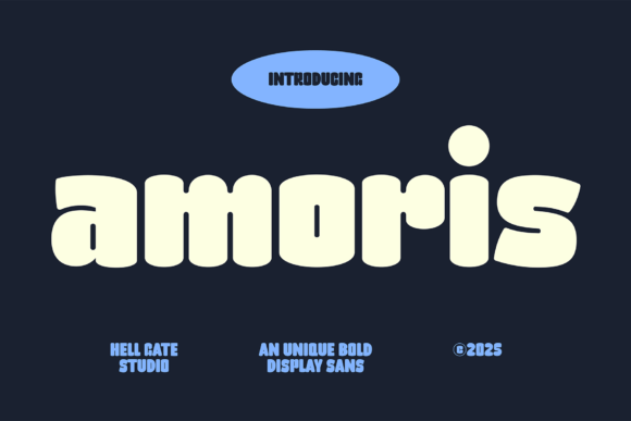 Amoris: The Display Font That Blends Bold Retro Charm with Modern Elegance
