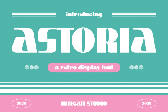 Astoria Typeface: Channeling the Coastal Vibrancy of the 80s