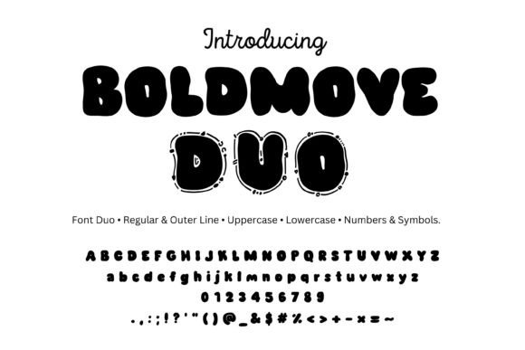Boldmove Font Duo: Your Go-To for Playful, Polished Designs