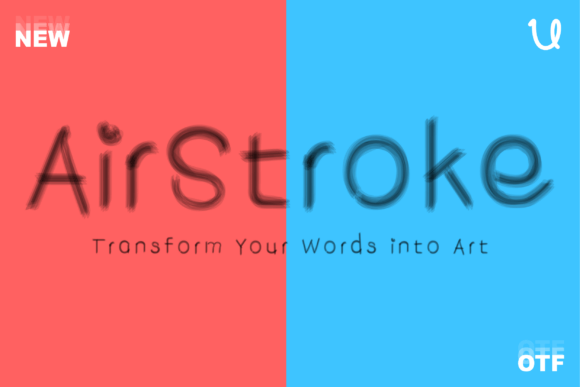 Experience AirStroke: A Dynamic Font for Modern Brands