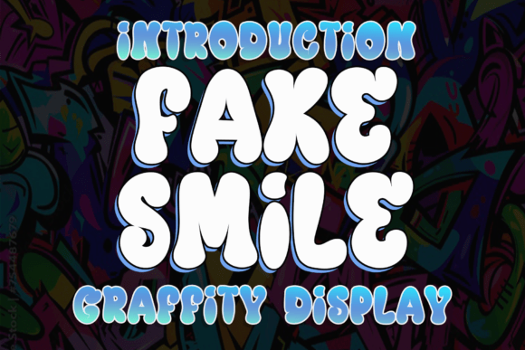 Fake Smile: A Graffiti Font with a Wink