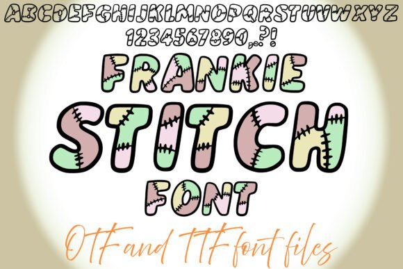 Frankie Stitch: A Crafty Typeface for Modern Makers