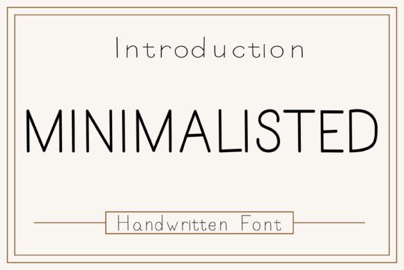Minimalisted: The Vibrant Creative Font for Modern Branding