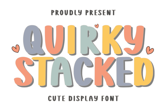 Quirky Stacked: A Display Font for Vibrant, Creative Projects