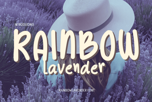 Rainbow Lavender: A Handwritten Script Font with Vibrant Grace
