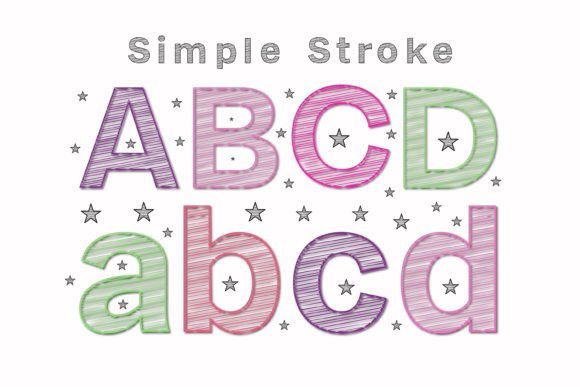 Simple Stroke: A Creative Font for Vibrant Design