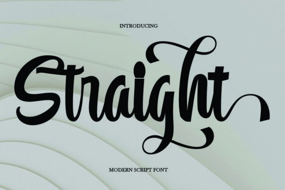 Straight Otf: A Modern Script with an Artistic Edge