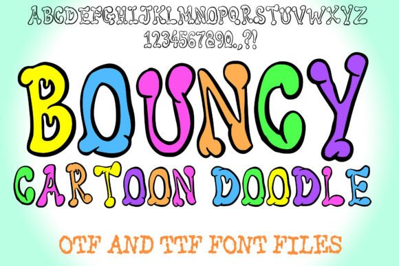 The Energetic Appeal of Bouncy Cartoon Doodle