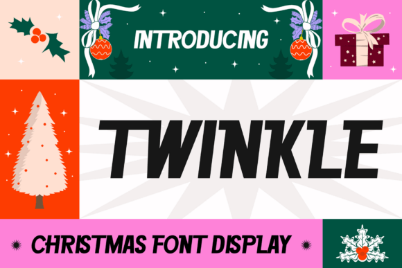 Twinkle: Capturing Festive Charm in a Display Font