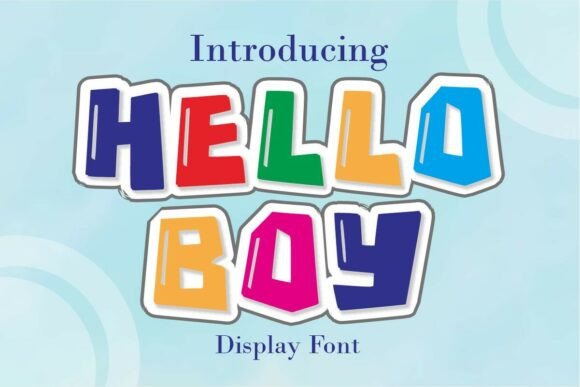 Unleashing Playful Energy: The Helloboy Regular Typeface
