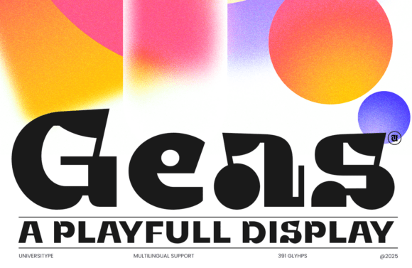 UT Geas Display: A Typeface with Kinetic Energy